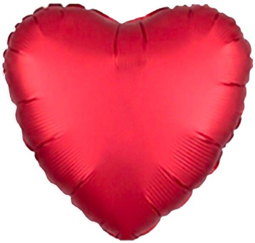 18 İNC KALP KIRMIZI RENK FOLYO BALON balon