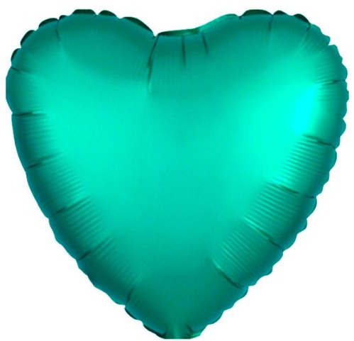 18 İNC KALP YEŞİL RENK FOLYO BALON