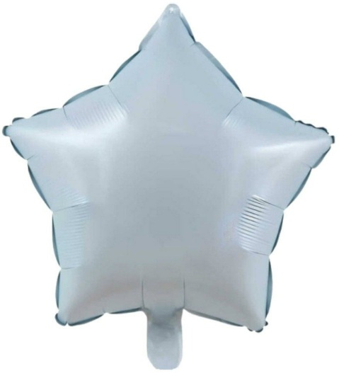 18 İNC YILDIZ RETRO MAVİ RENK FOLYO BALON