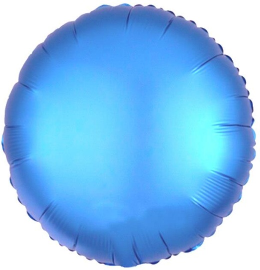 18 İNC YUVARLAK AÇIK MAVİ RENK FOLYO BALON