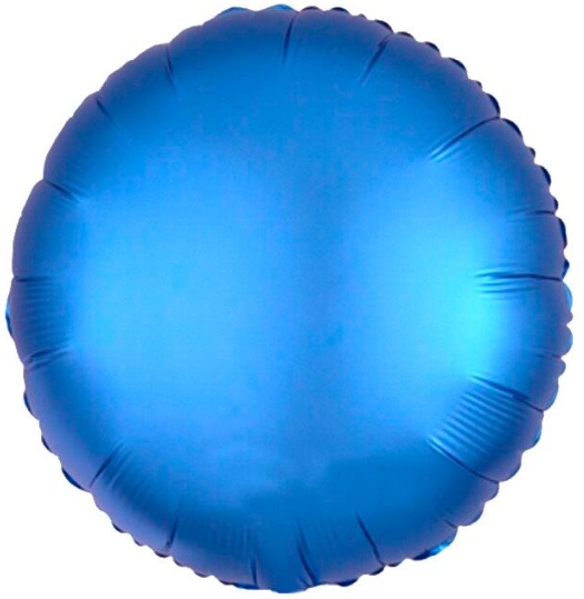 18 İNC YUVARLAK MAVİ RENK FOLYO BALON
