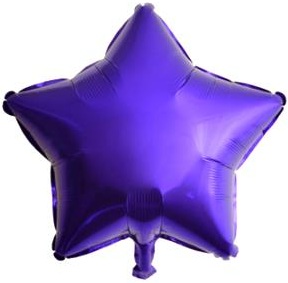 24 İNC YILDIZ MOR RENK FOLYO BALON balon