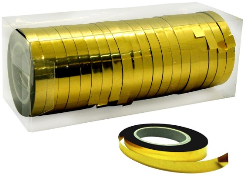 25 MT METALİZE GOLD RAFYA 20 Lİ balon