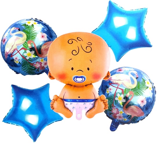 BEBEK MAVİ 5Lİ SET BALON