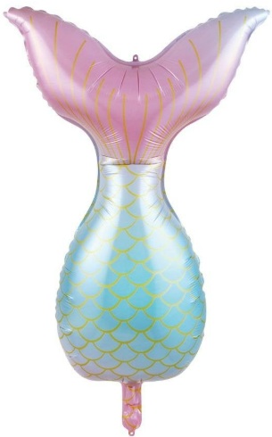 DENİZ KIZI KUYRUĞU FOLYO BALON balon