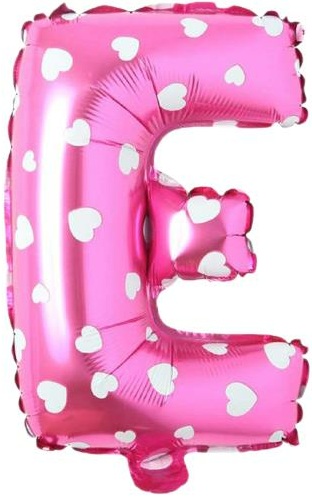 E - HARF 16 İNC PEMBE RENK BALON 36 CM balon