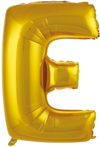 E - HARF 34 İNC GOLD RENK BALON 76 CM balon