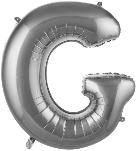 G - 40 İNC GÜMÜŞ RENK BALON 100 CM balon