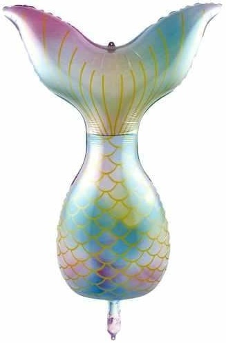 GÖKKUŞAĞI DENİZ KIZI KUYRUĞU FOLYO BALON balon