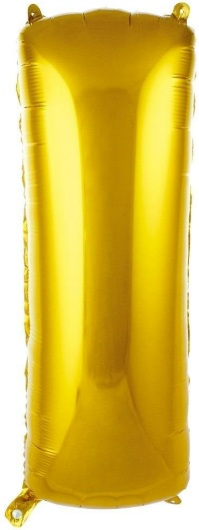 I - HARF 16 İNC GOLD RENK BALON 36 CM balon