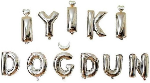 İYİ Kİ DOĞDUN GÜMÜŞ SET BALON balon