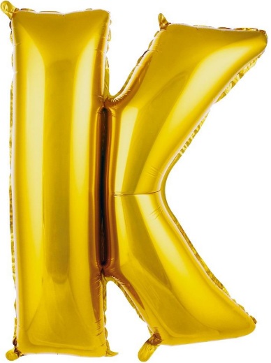 K - 40 İNC GOLD RENK BALON 100 CM balon