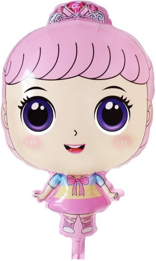 KIZ PEMBE FOLYO BALON balon