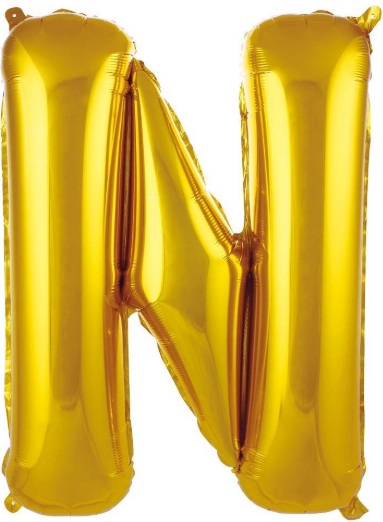 N - 40 İNC GOLD RENK BALON 100 CM balon