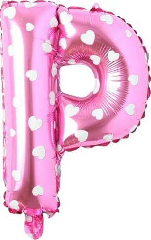 P - HARF 16 İNC PEMBE RENK BALON 36 CM balon