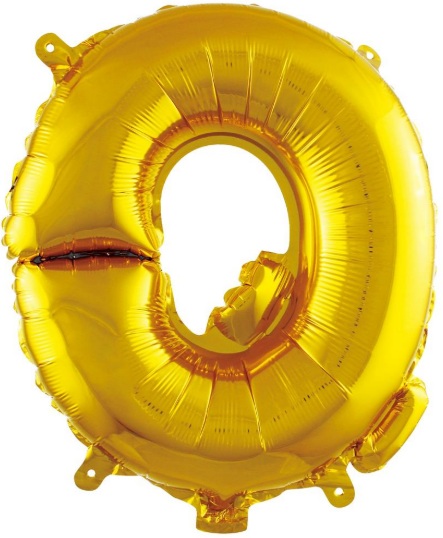Q - 40 İNC GOLD RENK BALON 100 CM balon