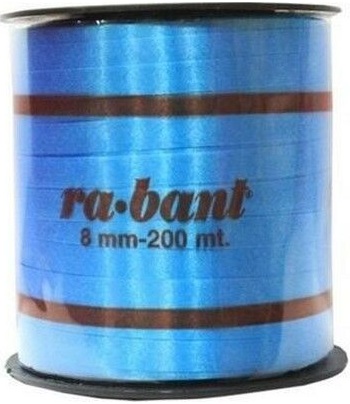 RAFYA ŞERİT MAVİ 8mm 200m balon
