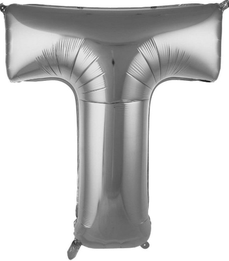T - 40 İNC GÜMÜŞ RENK BALON 100 CM balon