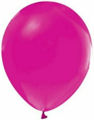 12 İNÇ FUŞYA BALON PASTEL 100 LÜ