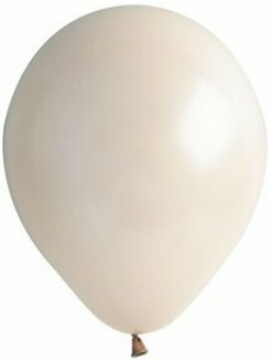 12 İNÇ RETRO KREM BALON PASTEL 100 LÜ