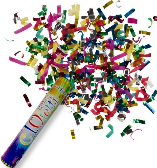 30 CM KARNAVAL KARIŞIK RENKLİ KONFETİ