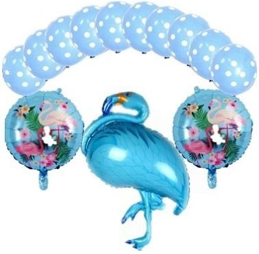 FLAMİNGO MAVİ (LATEX) SET BALON