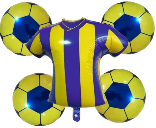 TARAFTAR SARI LACİVERT 5Lİ SET BALON balon siparişi