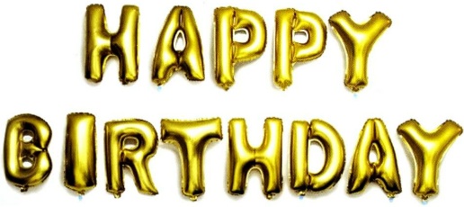 HAPPY BİRTHDAY GOLD SET BALON balon siparişi