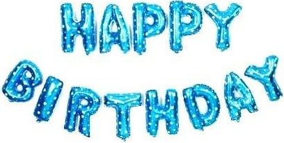 HAPPY BİRTHDAY MAVİ SET BALON
