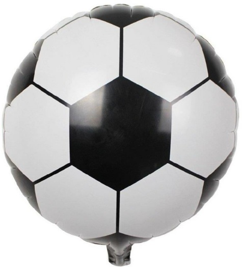 18 İNC YUVARLAK SİYAH BEYAZ FOLYO BALON