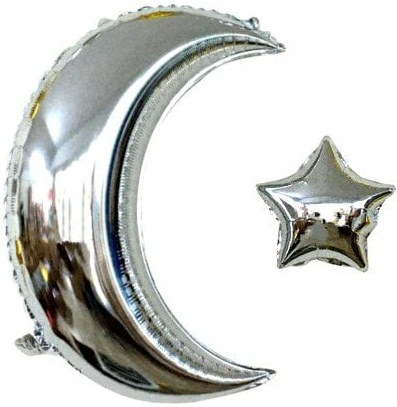 AYYILDIZ GÜMÜŞ FOLYO BALON