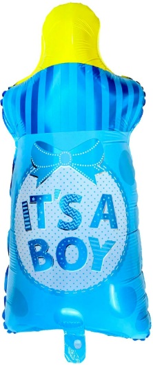 BİBERON MAVİ RENK FOLYO BALON