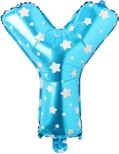 Y - HARF 16 İNC MAVİ RENK BALON 36 CM balon siparişi