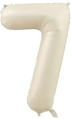 7 - RAKAM 34 İNC KREM RENK BALON 76 CM balon