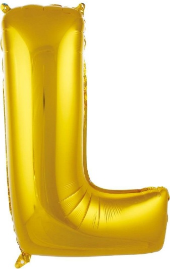L - HARF 34 İNC GOLD RENK BALON 76 CM