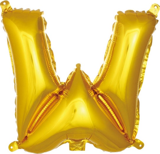 W - 40 İNC GOLD RENK BALON 100 CM balon siparişi