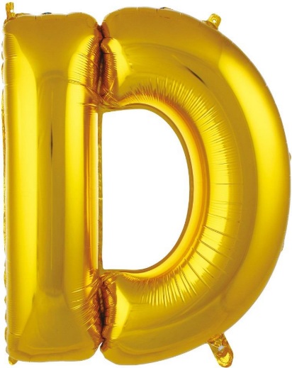 D - 40 İNC GOLD RENK BALON 100 CM