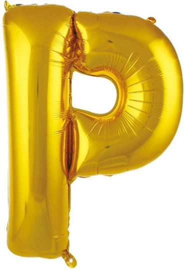 P - 40 İNC GOLD RENK BALON 100 CM